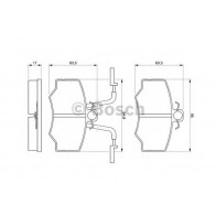 BRAKE PADS - ALFA 33 1.3/1.4/1.5 90>95 GIRLING