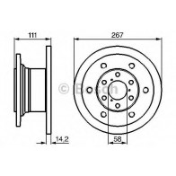 BRAKE DISC IVECO DAILY 90> FRONT L/R 30/35/40.8