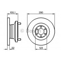 BRAKE DISC IVECO DAILY 00> FRONT L/R 35.8