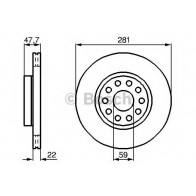 BRAKE DISC - FRONT L/R LANCIA K 2.0 20V P