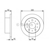 BRAKE DISC FIAT DUCATO 06> REAR L/R 17Q HEAVY
