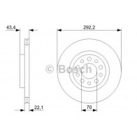 BRAKE DISC ALFA 159 05> REAR L/R VALVE 2.4JTDM 09/05>