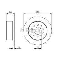 BRAKE DISC FIAT DUCATO 06> REAR L/R 11/1517LIGHT