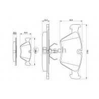 BRAKE PADS - FRONT BMW (E39) 5SE/520I/528I PRZÓD