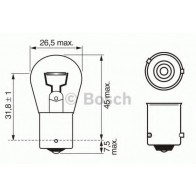 Bulb, indicator; Bulb, stop light; Bulb, rear fog light