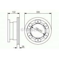BRAKE DISC IVECO DAILY 06> REAR L/R 35C/S17/15/21/14