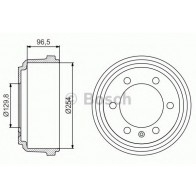 BRAKE DRUM IVECO DAILY 90> 96>