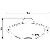 BRAKE PADS FIAT CINQUE / SEICENTO FRONT