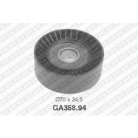 Deflection/Guide Pulley, v-ribbed belt