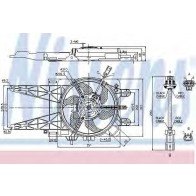 RADIATOR FAN FIAT PUNTO 99> 1.2 60
