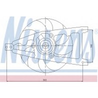 RADIATOR FAN FIAT CINQUE / SEICENTO CC704