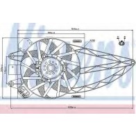 RADIATOR FAN FIAT PANDA 03> 1.1/1.2 AC
