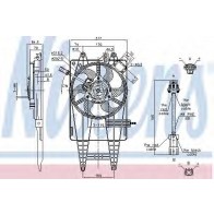 RADIATOR FAN FIAT PUNTO 99> 1.2 60