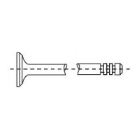 ENGINE VALVE - EXHAUST ALFA33 1.2-1.7