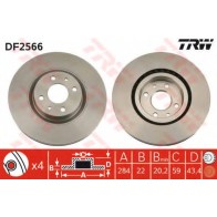 BRAKE DISC FIAT DOBLO 00> FRONT L/R