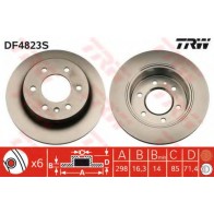 BRAKE DISC MERCEDES SPRINTER 06> REAR L/R
