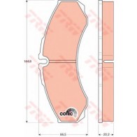 BRAKE PADS IVECO DAILY 06> REAR