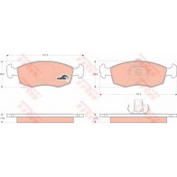 BRAKE PADS FIAT DOBLO 00> FRONT