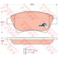 BRAKE PADS RENAULT KANGOO 98> FRONT
