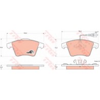 BRAKE PADS VW TRANSPORTER FRONT