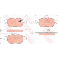 BRAKE PADS FIAT CROMA 05> FRONT