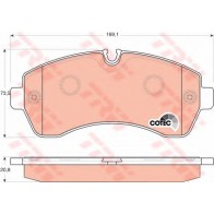 BRAKE PADS MERCEDES SPRINTER 06> FRONT