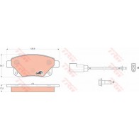 BRAKE PADS FORD TRANSIT 06> REAR