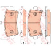 BRAKE PADS OPEL INSIGNIA REAR