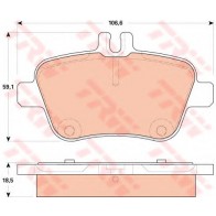 BRAKE PADS MERCEDES A-CLASS W176 REAR
