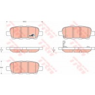 BRAKE PADS RENAULT KOLEOS REAR 2.0 dCi