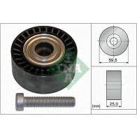 Deflection/Guide Pulley, v-ribbed belt