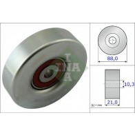 Deflection/Guide Pulley, v-ribbed belt