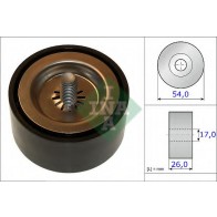 Deflection/Guide Pulley, v-ribbed belt