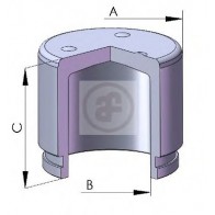 Piston, brake caliper