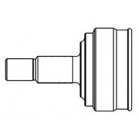 C.V. JOINT MERCEDES A-CLASS W169 OUTER A 200