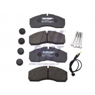 BRAKE PADS IVECO DAILY 00> FRONT 2-SENSORS 60/65C13