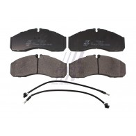 BRAKE PADS IVECO DAILY 00> FRONT 2-SENSORS 60/65C13
