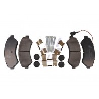 BRAKE PADS FIAT DUCATO 06> FRONT 1-SENSOR 17Q HEAVY