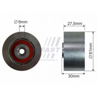 TIMING BELT TENSIONER FIAT CROMA 05> PULLEY