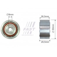 TIMING KIT PULLEY FIAT DUCATO 02> PULLEY 2.0 JTD