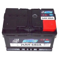 BATTERY - 74AH 680A 278X175X190
