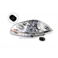 HEADLIGHT RENAULT MASTER 10> H1+H7 LEFT ELECTRIC ADJUSTMENT 6 PIN