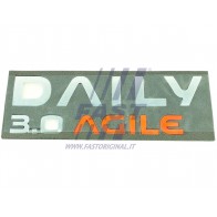 BADGE IVECO DAILY 06> REAR "DAILY 3.0 AGILE"