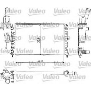RADIATOR FIAT PUNTO 93> 60 1.2 8V