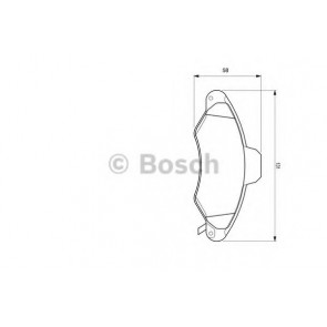 BRAKE PADS - FORD ESCORT