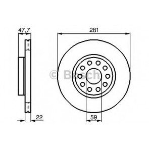BRAKE DISC - FRONT L/R LANCIA K 2.0 20V P