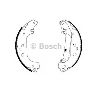 BRAKE SHOES FORD CONNECT 02> REAR