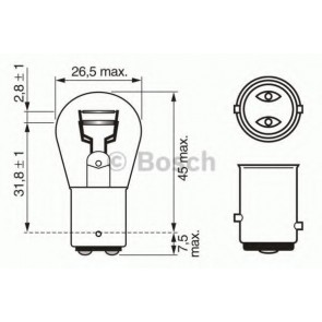 Bulb, indicator; Bulb, brake-/taillight; Bulb, stop light; Bulb, rear fog light; Bulb, reverse light; Bulb, tail light; Bulb, park-/position light; Bulb, outline lamp; Bulb, fog-/taillight