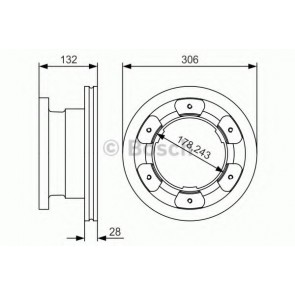 BRAKE DISC IVECO DAILY 06> REAR L/R 35C/S17/15/21/14