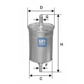 FUEL FILTER RENAULT TRAFIC 01> 1.0-2.0 96- =EP202